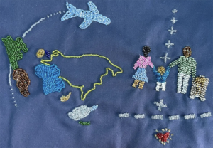 Beaded narrative journey